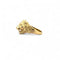 Bague 68 Bague lion en or jaune 18 carats 58 Facettes