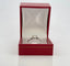 Bague 53 Alliance trilogie vintage en or blanc 18 carats et diamants 58 Facettes