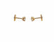 Boucles d'oreilles Puces d’oreilles en or jaune 18 carats et diamants 58 Facettes