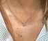 Collier Collier vintage solitaire en diamant taille brillant 58 Facettes