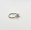 Bague 54 Solitaire ancien - Bague en or blanc et diamant 58 Facettes
