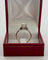Bague 54 Solitaire ancien - Bague en or blanc et diamant 58 Facettes