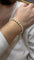 Bracelet Bracelet perles de culture blanches avec fermoir en or jaune 18 carats 58 Facettes