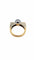 Bague 55 Bague en or jaune 18 carats avec diamants et perle de Tahiti 58 Facettes