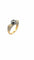 Bague 55 Bague en or jaune 18 carats avec diamants et perle de Tahiti 58 Facettes