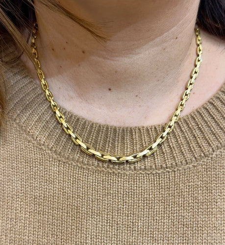 Collier Collier réversible femme en or jaune 18 carats 58 Facettes