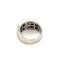 Bague 55 Bague pavée de diamants taille princesse en or blanc 18 carats 58 Facettes