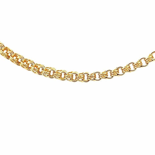 Collier Collier sautoir en or tricolore 18 carats (750/1000) 58 Facettes