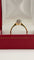 Bague 55.5 Bague solitaire ancienne en or jaune, platine et diamant brun 58 Facettes