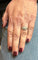 Bague 53 Bague Art déco en or blanc 18 carats et diamants 58 Facettes