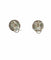 Boucles d'oreilles Boucles d’oreilles clip vintage en platine avec diamants, saphirs et émeraudes 58 Facettes