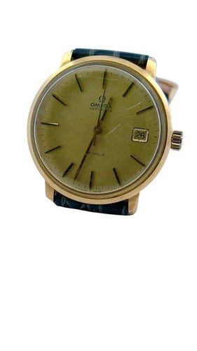 Montre Omega De Ville - Montre automatique en or 18 carats 58 Facettes