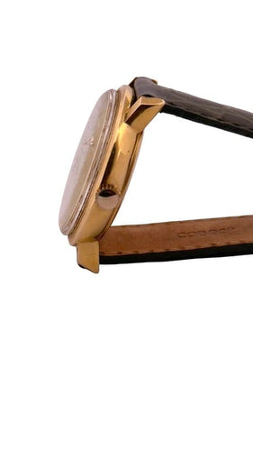 Montre Omega De Ville - Montre automatique en or 18 carats 58 Facettes