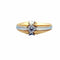 Bague 63 Bague jonc bicolore en or 18 carats et diamant 58 Facettes