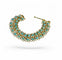 Bracelet Bracelet souple en or 14 carats et turquoises 58 Facettes