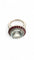 Bague 55 Bague en or blanc 18 carats avec aigue-marine, diamants et rubis 58 Facettes