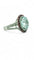 Bague 55 Bague en or blanc 18 carats avec aigue-marine, diamants et rubis 58 Facettes