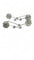 Boucles d'oreilles Boucles d’oreilles trèfles en or blanc 18 carats et diamants 58 Facettes
