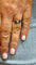Bague 51 Bague ancienne en or jaune et platine, saphirs et diamants 58 Facettes
