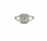 Bague 56 Bague en or blanc 18 carats sertie de diamants 58 Facettes