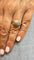 Bague 56 Bague en or blanc 18 carats sertie de diamants 58 Facettes