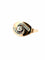 Bague 59 Bague ancienne en or rose 18 carats et diamants 58 Facettes