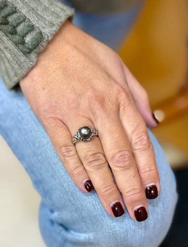 Bague 55 Mauboussin Caviar Mon Amour - Bague en or blanc 18 carats et diamants 58 Facettes