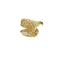 Bague 54 Bague Toi et Moi double cœur en or jaune et diamants 58 Facettes