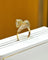 Bague 54 Bague Toi et Moi double cœur en or jaune et diamants 58 Facettes