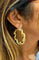 Boucles d'oreilles Graziella - Créoles torsadées en or jaune 18 carats 58 Facettes