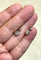 Boucles d'oreilles Dormeuses anciennes en or jaune et gris 18 carats et diamants 58 Facettes