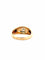 Bague 53 Bague jonc anglais en or jaune 18 carats et diamant 58 Facettes