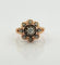 Bague 53 Bague ancienne panier en or rose 18 carats et diamants 58 Facettes