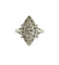 Bague 49 Bague marquise ancienne en or blanc 18 carats et diamants 58 Facettes