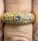 Bague 60 Bague jonc en or jaune 18 carats et diamants 58 Facettes
