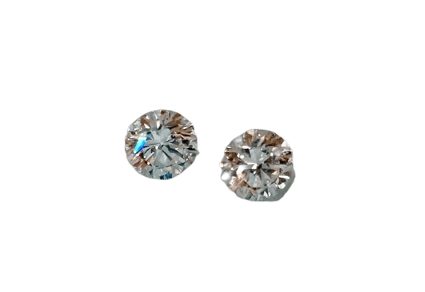 Boucles d'oreilles Lot de 2 diamants 0,58 ct pour puces d’oreilles 58 Facettes
