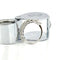 Bague 49 Alliance - Demi-alliance en or blanc 18 carats et diamants 58 Facettes