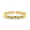 Bracelet Bracelets joncs en or jaune 18 carats, diamants et pierres précieuses 58 Facettes