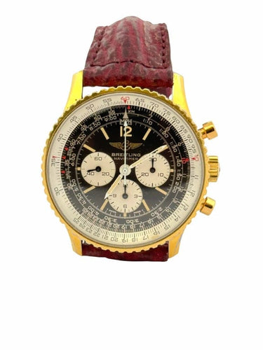 Montre Breitling Navitimer Cosmonaute - Montre ref. 81600 plaquée or 58 Facettes