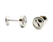 Boucles d'oreilles Cartier Love - Boucles d’oreilles puces en or blanc 18 carats 58 Facettes