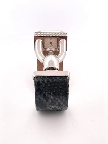 Montre Van Cleef & Arpels - Montre Cadenas en or blanc et diamants 58 Facettes