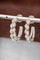 Boucles d'oreilles Créoles demi-anneaux en or blanc 18 carats et diamants navette 58 Facettes