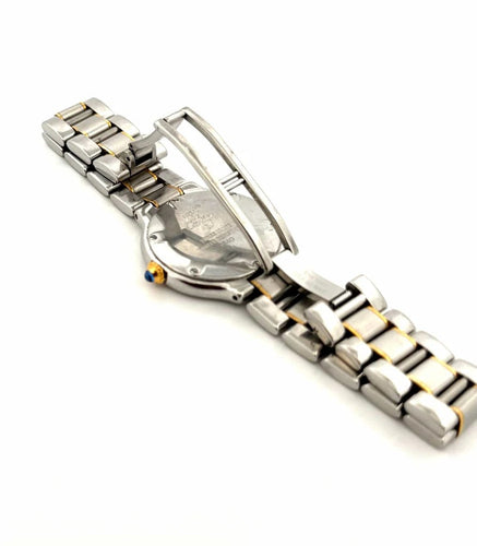 Montre Cartier Must 21 - Montre en acier et or 18 carats 58 Facettes