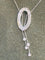 Boucles d'oreilles DALUMI - Parure collier et boucles d’oreilles en or blanc 18 carats et diamants 58 Facettes