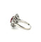 Pendentif Bague transformable en pendentif en or blanc 18 carats rubis et diamants 58 Facettes