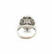 Pendentif Bague transformable en pendentif en or blanc 18 carats rubis et diamants 58 Facettes