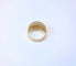 Bague 54 Bague boule pavée de diamants en or jaune 18k 58 Facettes BAG.BOUL.1743/2