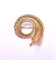 Broche Broche plume en or jaune 18k 58 Facettes RA-633/5