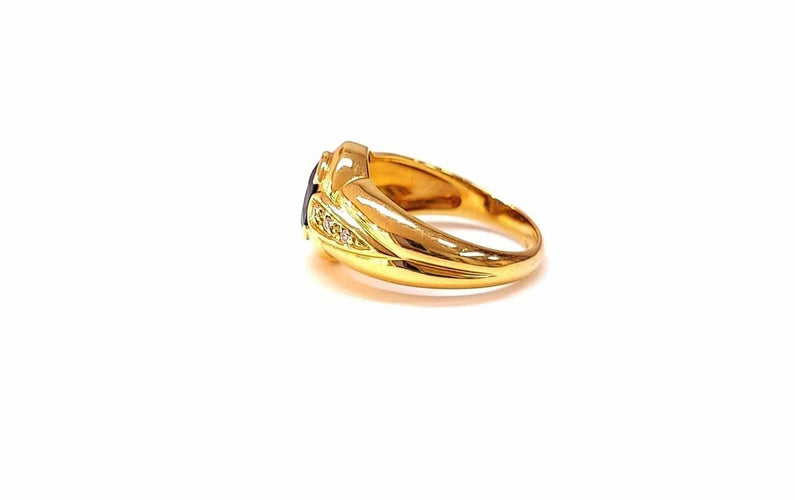 Bague 55 Bague jonc saphir 1,42 ct 58 Facettes BAG.GG26.SAP.JON