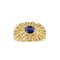 Bague 52 Bague jonc en or 18K avec saphir et diamants 58 Facettes Bag.Soleil
